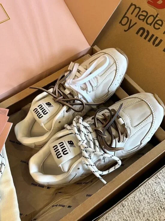 Miu Miu Women's Authentic Sneakers - Picture 3 of 5